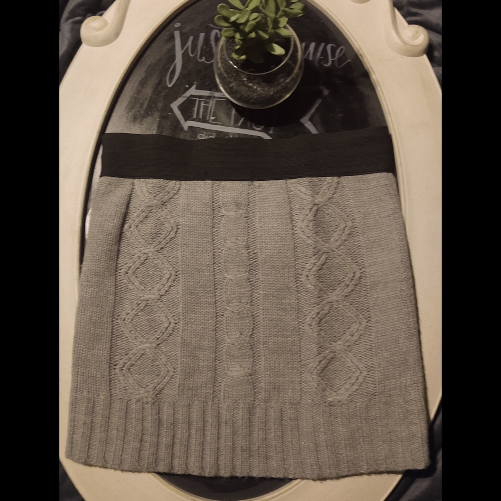 Sweater Project Knit Mini Sweater Skirt